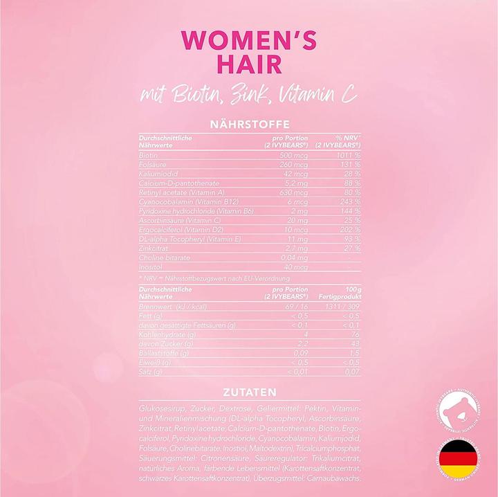 Actual product image IVYBears 3 month pack for women (3 Piece, Gummies, 450 g)