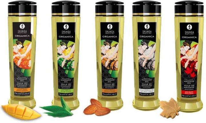 Actual product image Shunga Organic mango massage oil (240 ml)