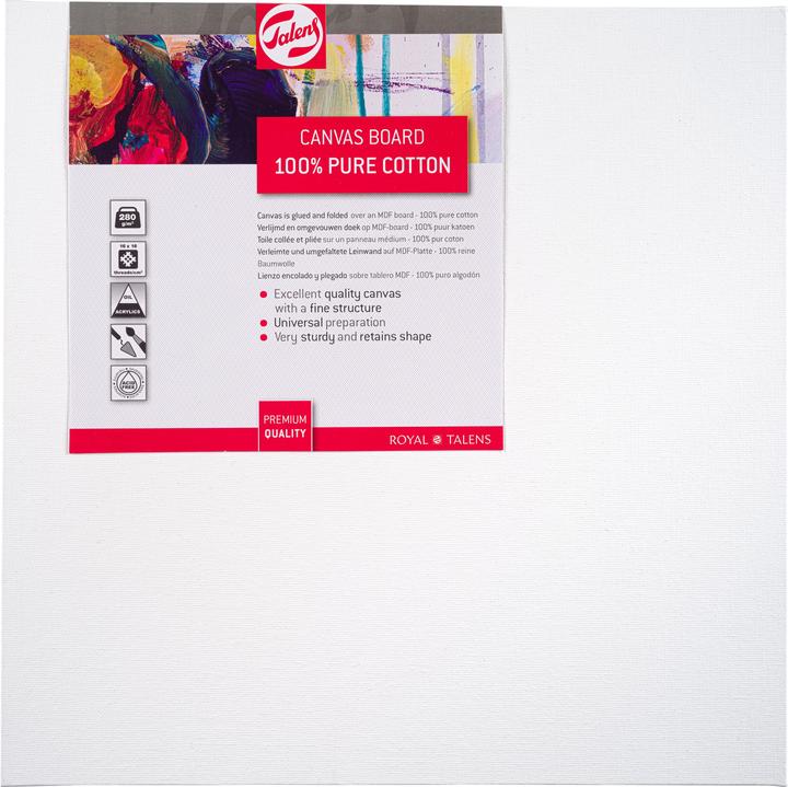 Talens Canvas Board 30 x 30 cm