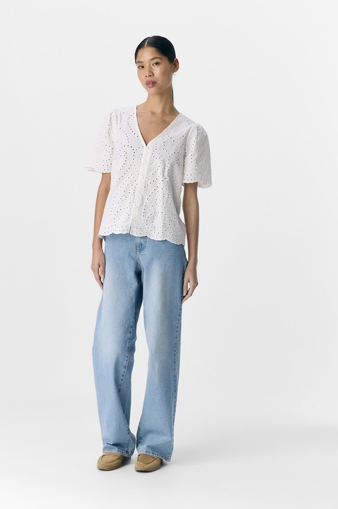 Produktbild Object Broderie Anglaise Hemd (44)