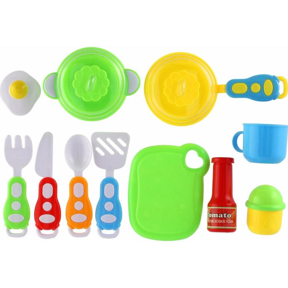 Thumbnail - Teddies, Kindergeschirr + Kinderbesteck, Geschirr-Set 13tlg.