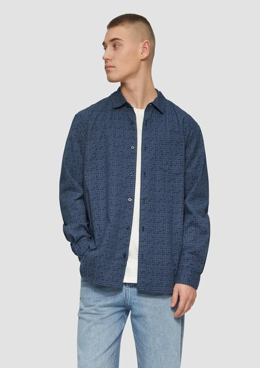 Produktbild S.Oliver Hemd Regular Fit: Hemd mit All-over-Print (XS)