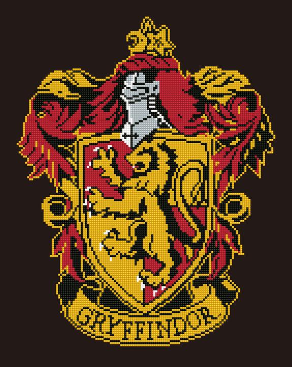 Actual product image Diamond Dotz Harry Potter- Gryffindor Crest