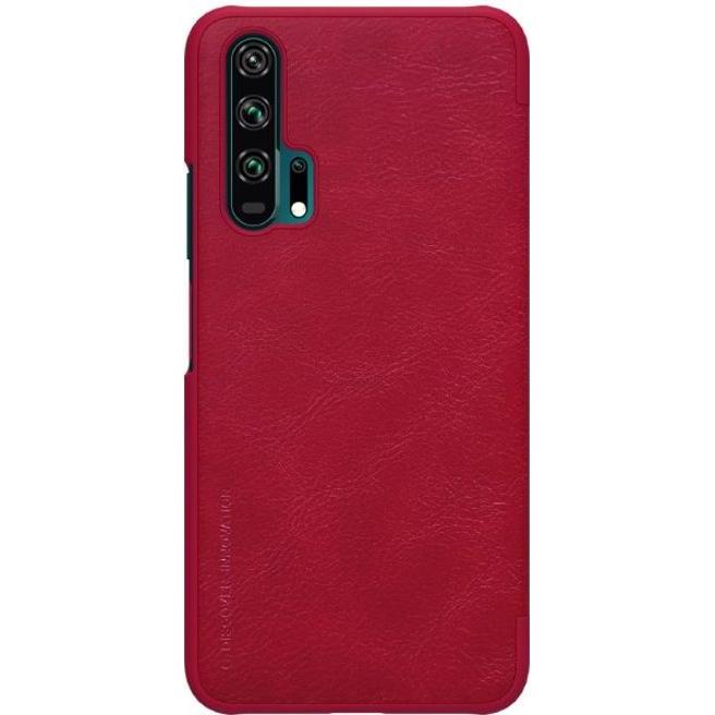 Thumbnail - Nillkin Qin Series (Honor 20 Pro), Smartphone Hülle, Rot