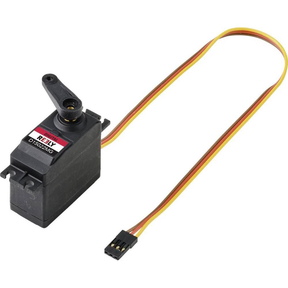 Thumbnail - Reely Standard-Servo D15022MG Digital-Servo Getriebe-Material: Metall Stecksystem: JR