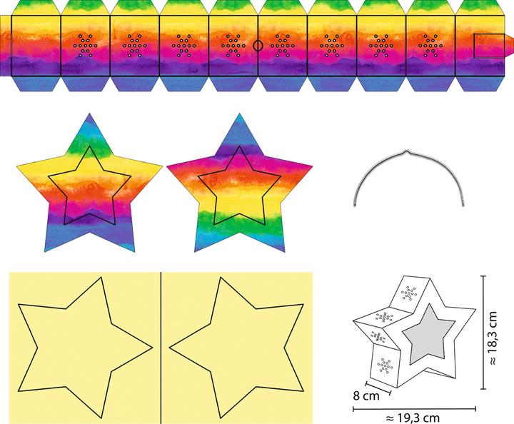 Produktbild Ursus Laternen-Bastelset "Twinkle Star"