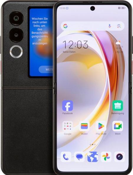 Immagine prodotto Nubia Flip 2 5G 8GB/256GB Schwarz (256 GB, Nero Notte, 6.90", Doppia SIM, 5G)