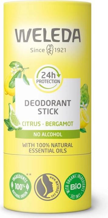 Immagine prodotto Weleda Deodorante Stick Agrumi Bergamotto - 50 g (Stick, 50 g)