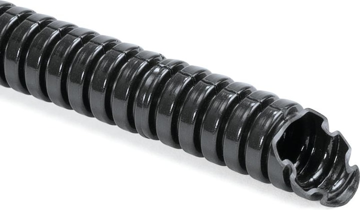 Produktbild HellermannTyton Kabelschlauch Nennweite=56 schwarz (Kabelschlauch, 5.65 cm)