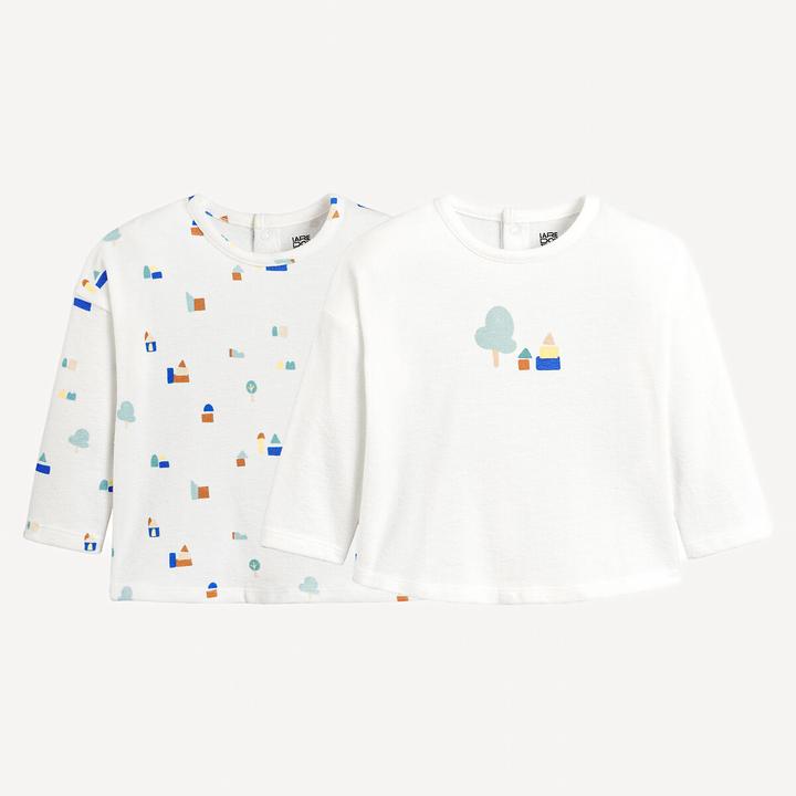 Image du produit La Redoute Collections 2er-Pack Langarmshirts mit Spielplatz-Prints (56)