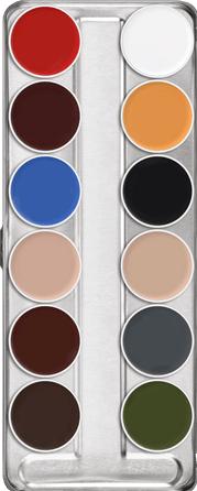 Kryolan Supracolor 12-Palette B (B)