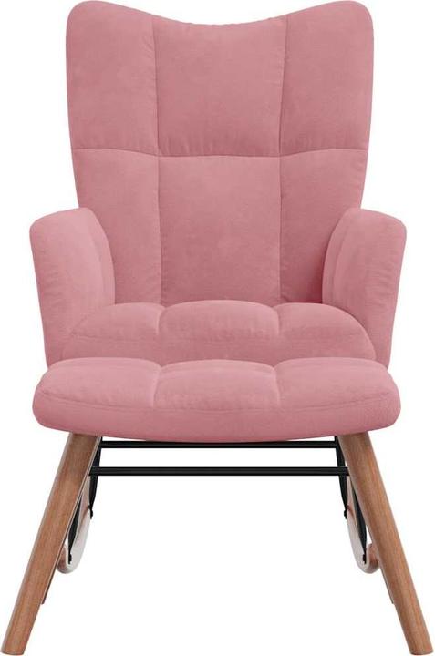 Actual product image vidaXL Schaukelstuhl mit Hocker