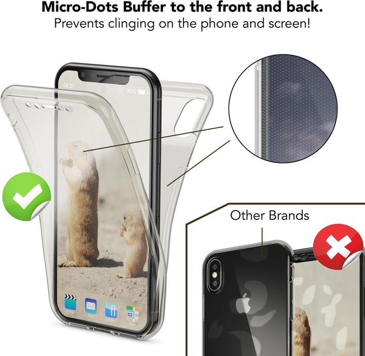 Actual product image Nalia 360 degree cell phone case (Apple iPhone X, Apple iPhone XS)