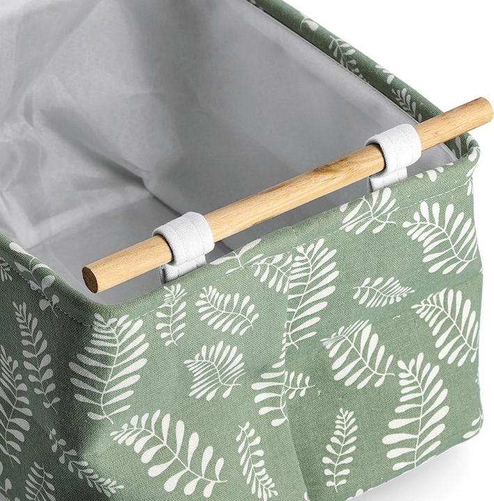 Actual product image Zeller Present Storage Basket 35x27x20 green (1 x, 35 x 27 x 20 cm)