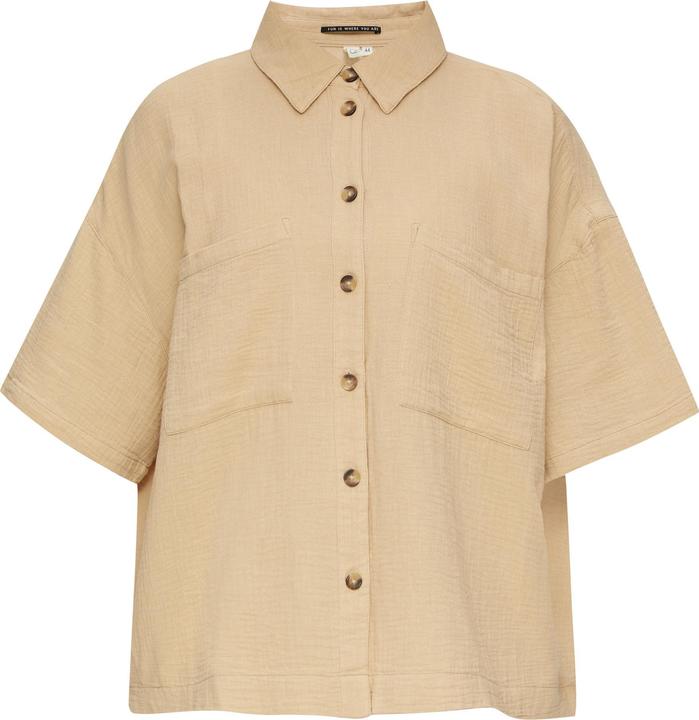 Immagine prodotto s.Oliver Bluse Hemdbluse aus Baumwolle in kurzer Länge (50)