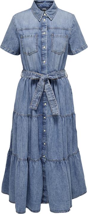 Only ONLALIYAH Langes Kleid Jeanskleid (S)