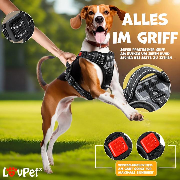 Produktbild Lovpet Atmungsaktives Hundegeschirr mit Beutelspender (M, Hund)