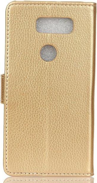 Actual product image MU Classic Litchi Leather Bookcover II Series (LG V50 ThinQ)