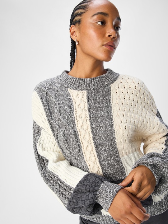 Produktbild Object Zopfstrick Pullover (L)