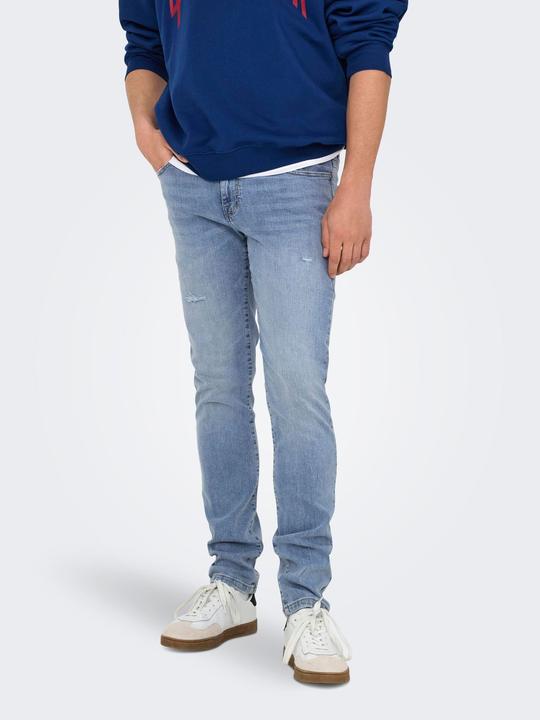 Actual product image Only & Sons ONSLOOM Niedrige Taille Slim Fit Jeans Slim Fit Jeans (W34/L32)