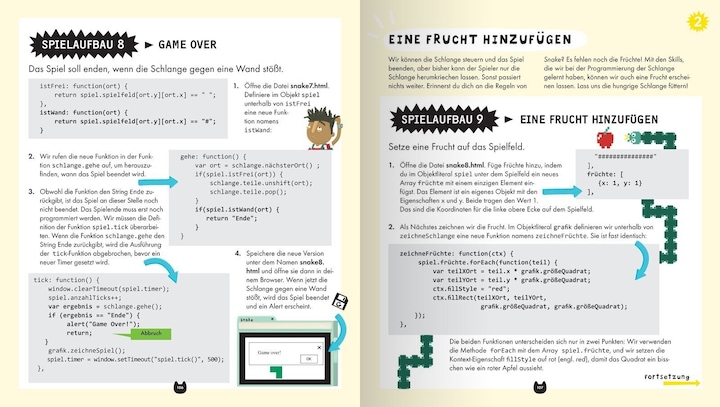 Produktbild Programmieren für Kids - Entwickle fünf Games mit HTML und JavaScript (Deutsch, David Whitney, 2024)