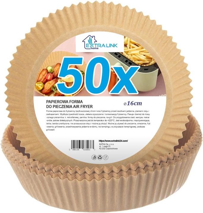 Extralink Home Papiereinsätze Für Fritteuse Rund 16cm (50 Stück)
