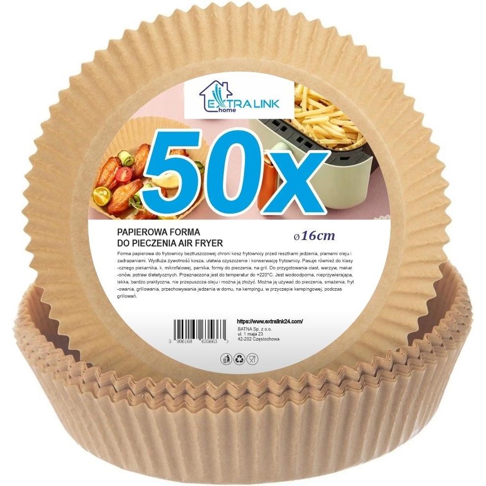 Extralink Home Papiereinsätze Für Fritteuse Rund 16cm (50 Stück), Friggitrice