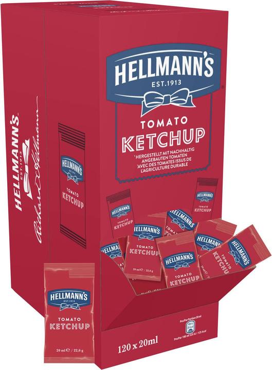 Produktbild Hellmann's Tomato Ketchup 120x20ml (3100 g)