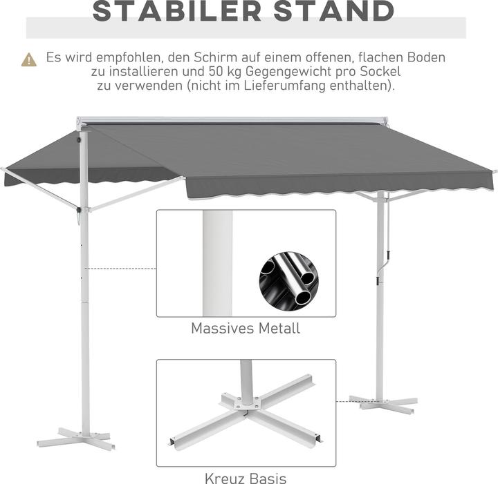 Actual product image Outsunny Awning (2.94 m)