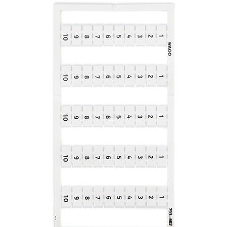 5x Wago WMB-Bezeichnungssystem, Elektronikzubehör + Gehäuse, Weiss
