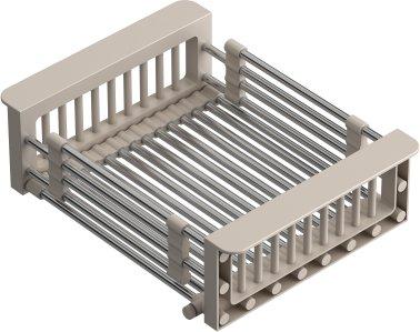 Steiner borsa in acciaio per lavello (44 cm)