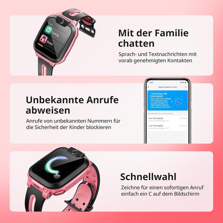 Productafbeelding imoo Watch Phone Z1 Kinder-Smartwatch pink (4G)