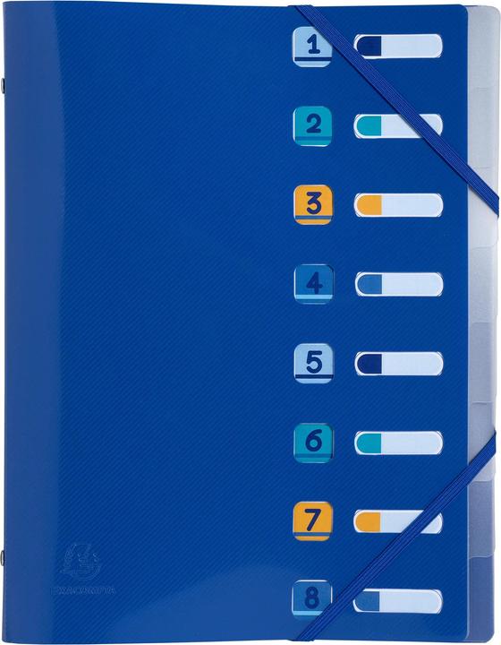 Produktbild Exacompta Fächermappen Set Bee Blue (A4, 1x)
