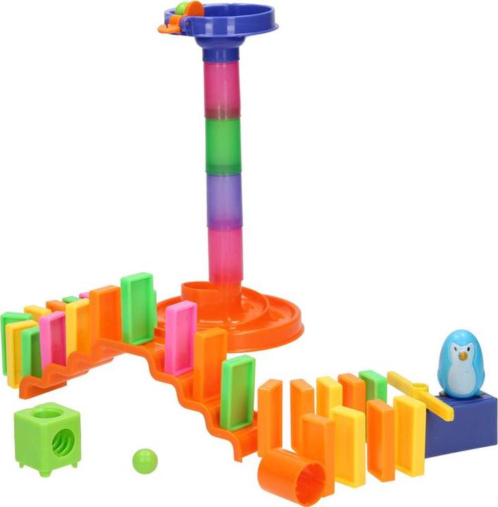 Actual product image Marble run and domino set, 43 pcs.