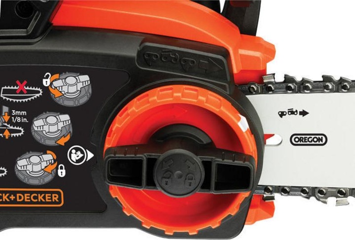 Actual product image Black & Decker Cordless chainsaw GKS3630L20 (Battery chain saw)