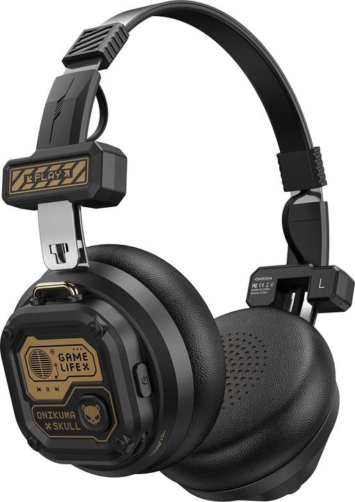 Actual product image Onikuma GT803 gaming headphones (black) (Cable, Wireless)