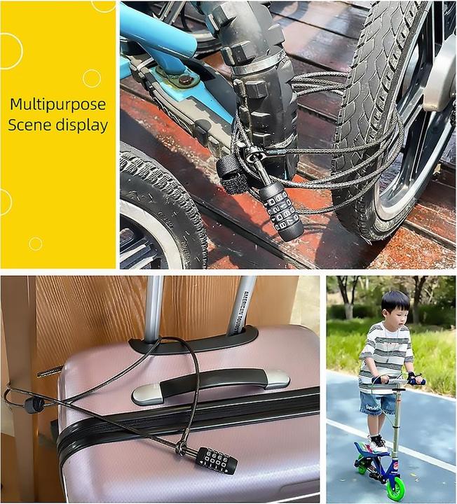 Actual product image Mobygo Kabelschloss EasyPass (180 cm)