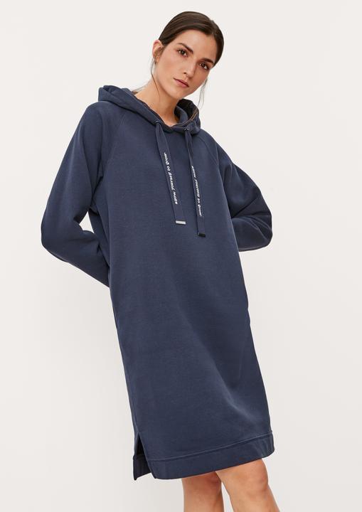 Produktbild s.Oliver Kleid Sweatshirtkleid mit Kapuze (L)