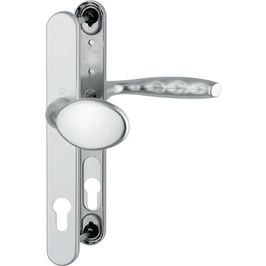 Thumbnail - Hoppe, Türgriff + Fenstergriff, Profiltürgarnitur New York 76G/3346/1810 Aluminium F9016 PZ für Türstärke 67-72 mm (Türg...