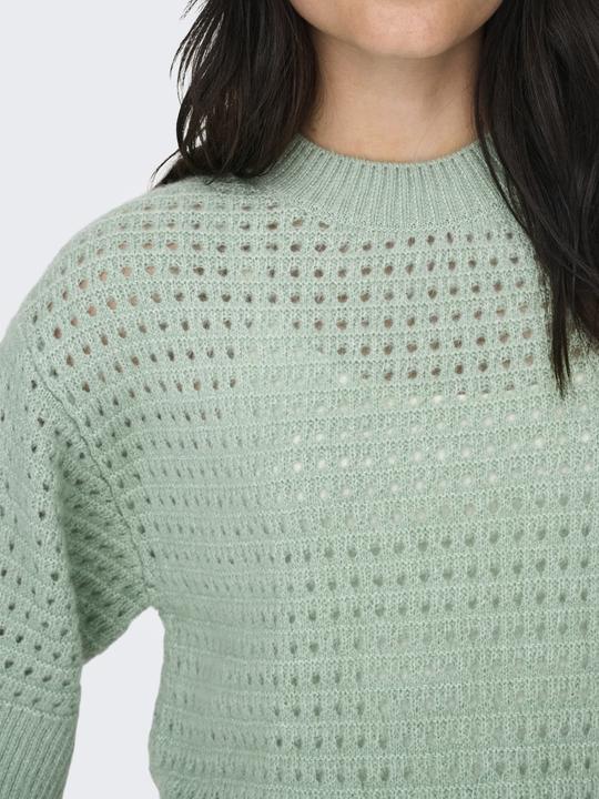 Produktbild JdY Knit Fit Rundhals Gerippte Ärmelbündchen Tief angesetzte Schulter Pullover Strickpullover (XS)