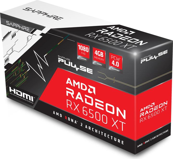 Image du produit Sapphire Radeon RX 6500 XT (4 Go)