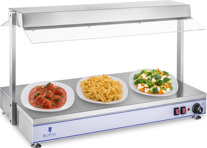 Productafbeelding Royal Catering Elektrische kookplaat - 3 halogeenlampen - 1.550 W