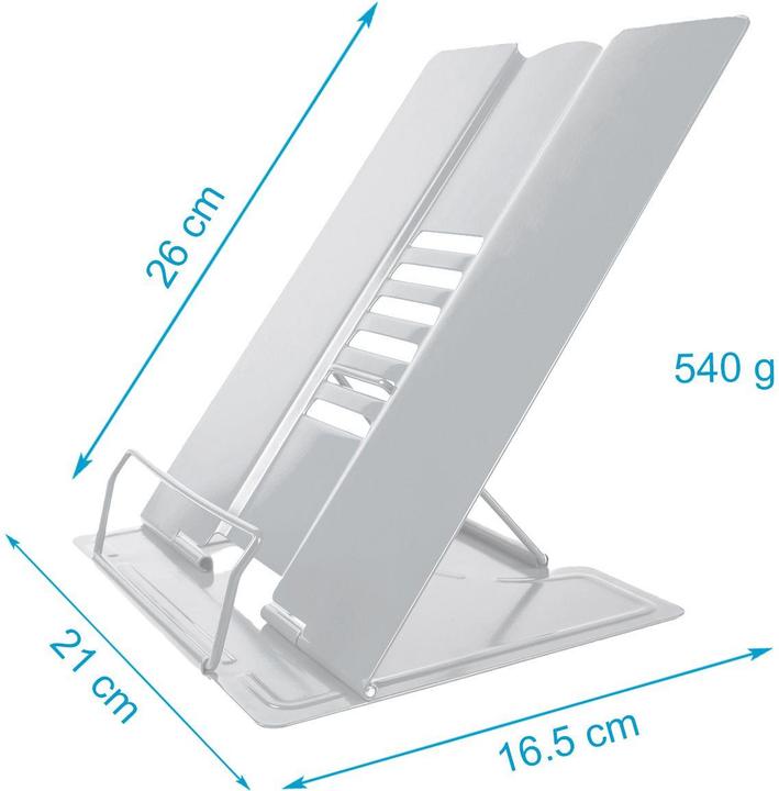 Actual product image Intirilife Reading stand Height-adjustable book stand for school office desk