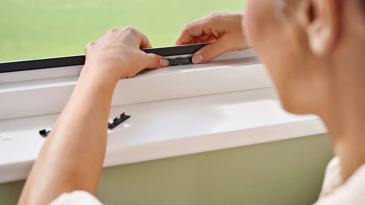 Actual product image tesa Clip-on insect screen clip-on frame for windows (120 x 140 cm)