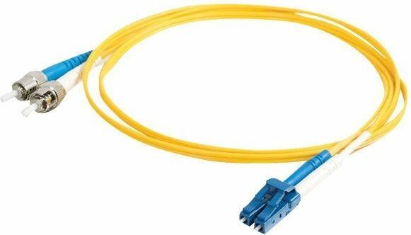 Image du produit C2G LC-ST 9/125 OS1 Duplex monomode PV (CAT8.1, 2 m)