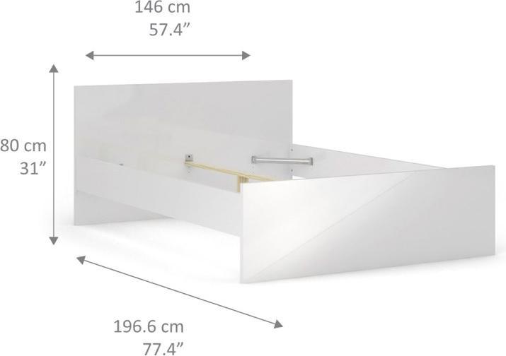 Produktbild Ebuy24 Bett Nada (140 x 200 cm)