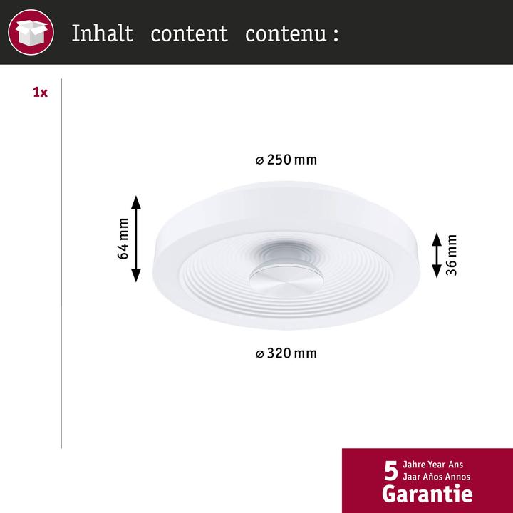 Produktbild Paulmann Deckenleuchte Volea (2120 lm)