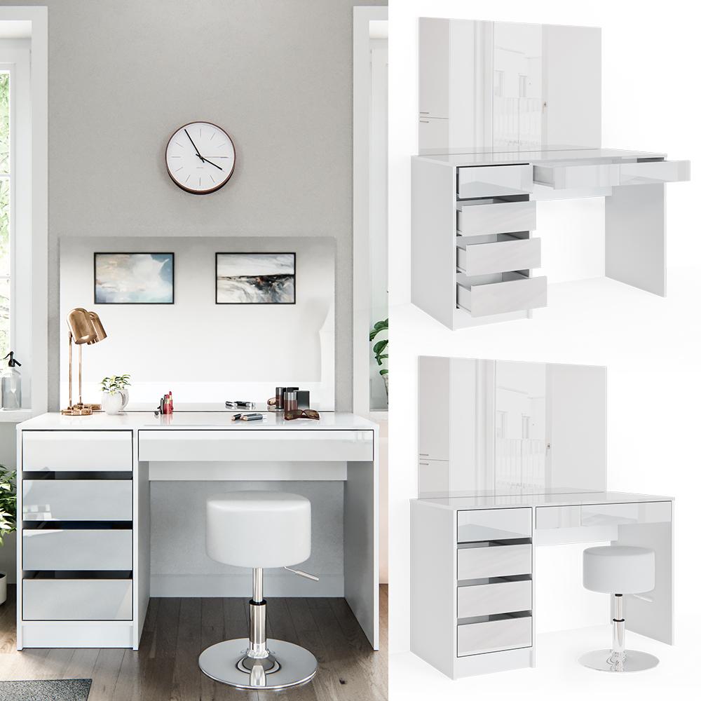 Thumbnail - Vicco, Schminktisch, Sherry mit Hocker (120 x 75 x 55 cm)