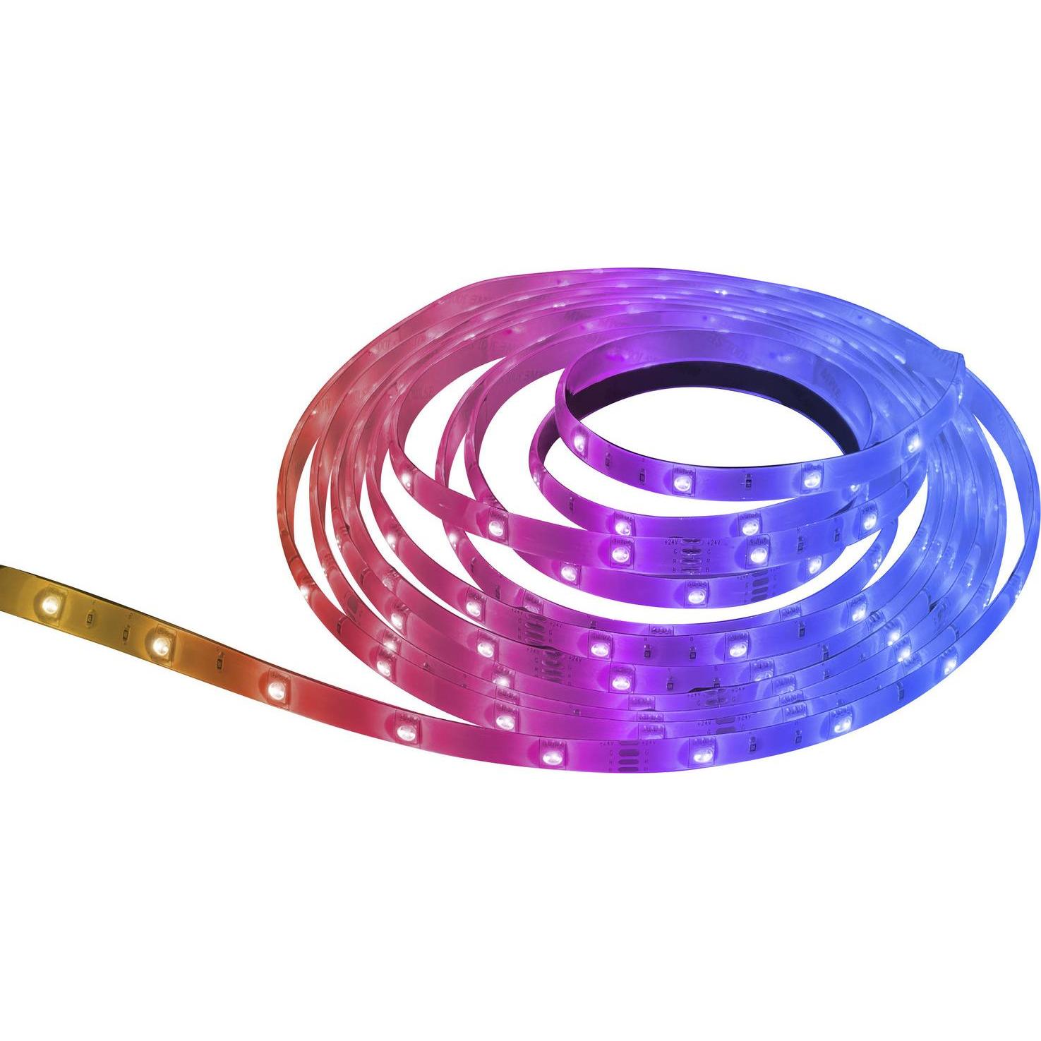Müller Licht, LED Streifen, LED Leuchtstreifen Strip smart RGB 3m Music Sensor 21000119 (300 cm)