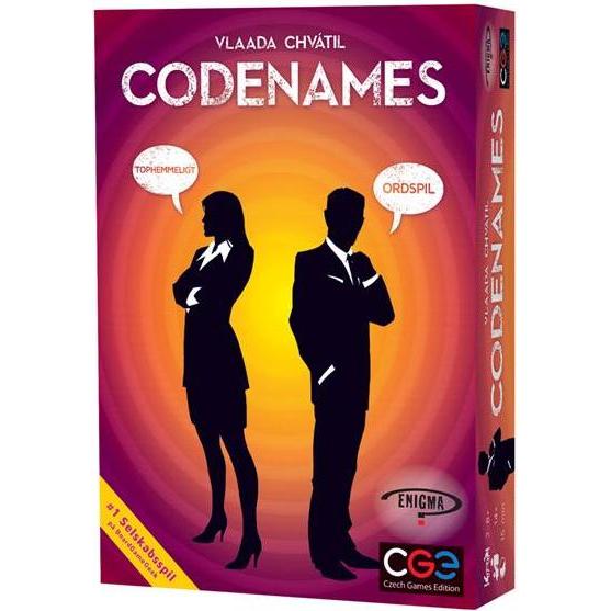 Enigma Codenames boardgame (Danish) (Dänisch)